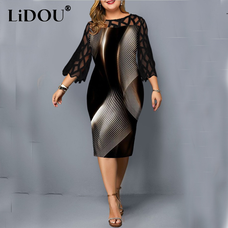 Winter Clothing For Plus Size Women - Jesienno-zimowa moda seksowna konstrukcja Plus rozmiar