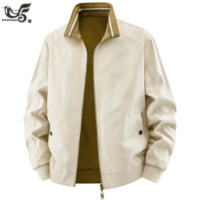 Quality Winter Clothing Bomber Jacket - Wysokiej jakości dwustronna kurtka męska 100%