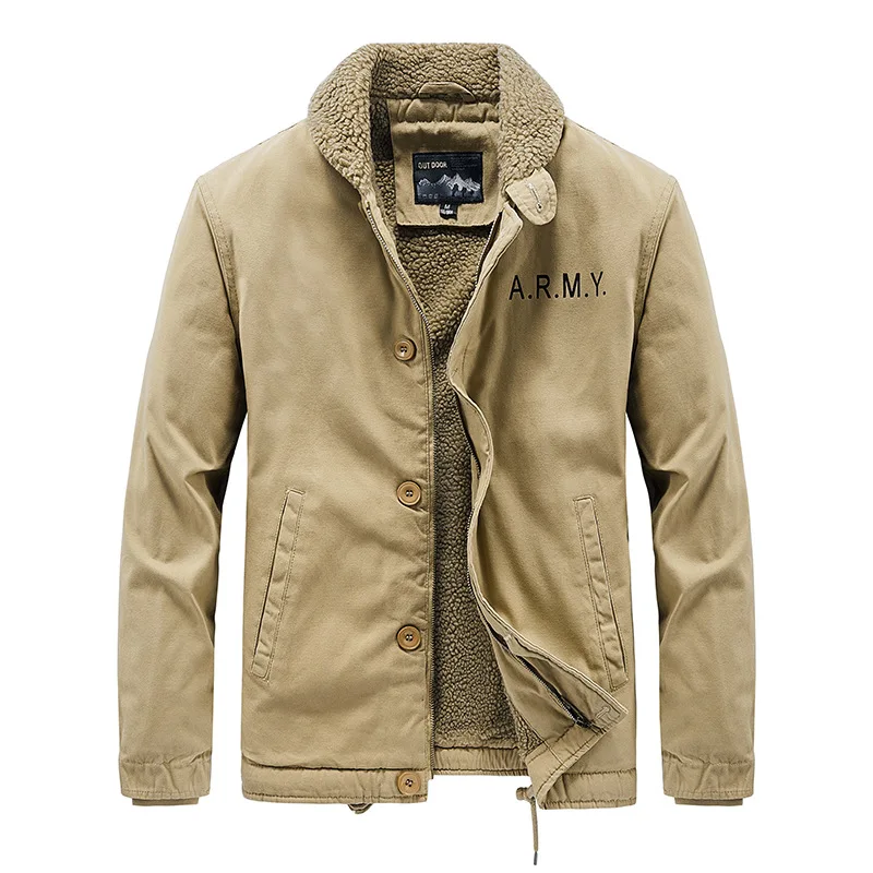 Quality Winter Clothing Bomber Jacket - Nowe Zimowe Męskie Kurtki Bomberki Polarowe