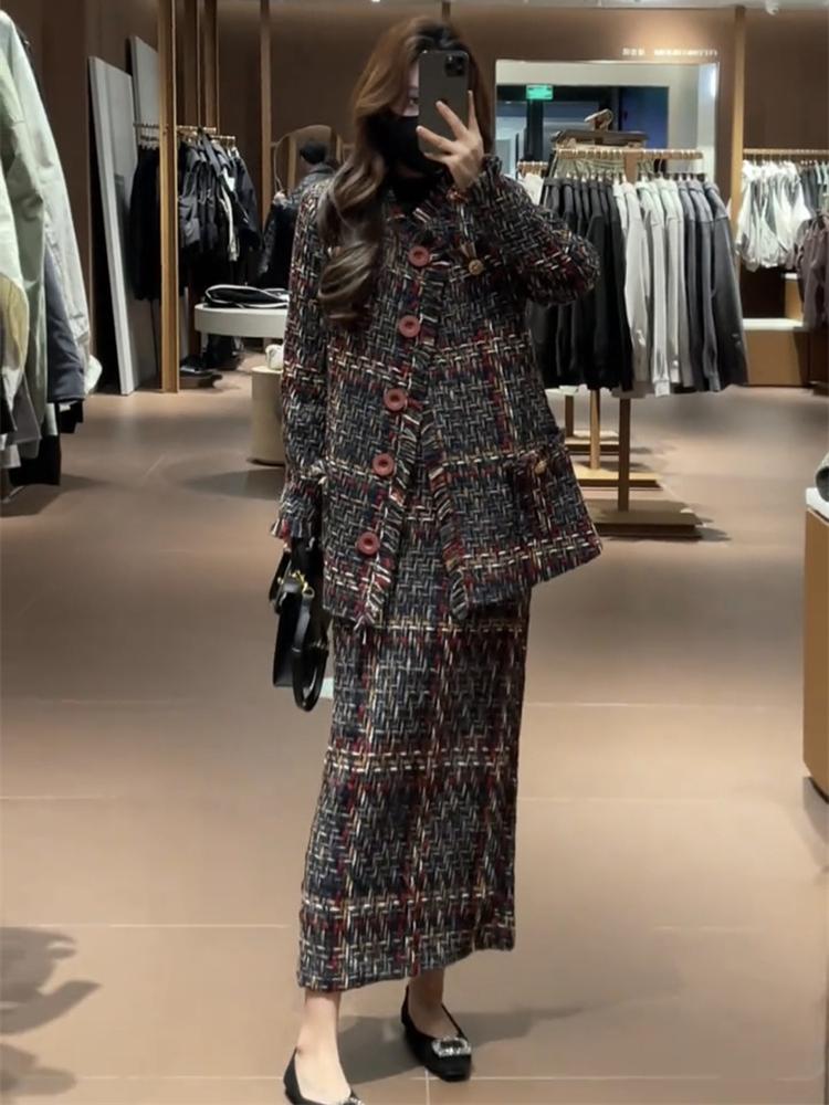 Winter Clothing Deals - Zimowy nowy damski zestaw: elegancki płaszcz