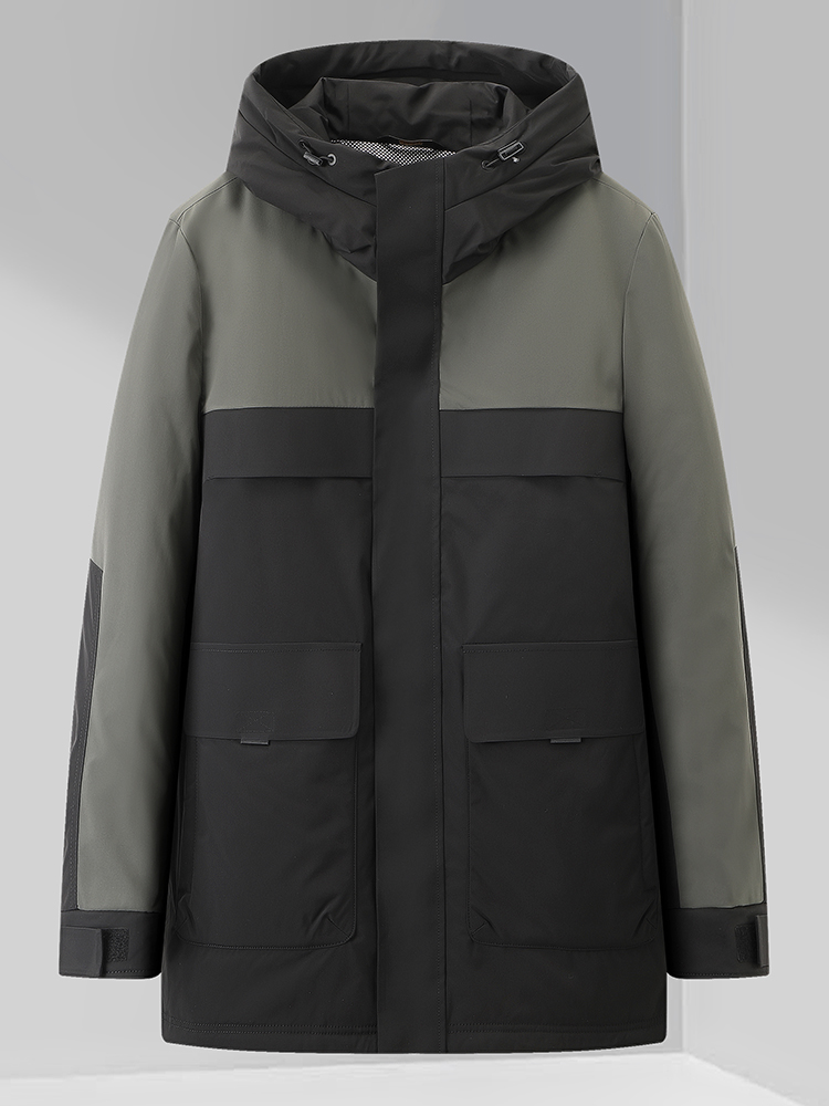 Winter Clothing Name - Męska modna, casualowa kurtka puchowa z