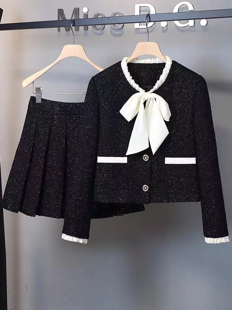 Winter Clothing Outfits - Kobiety Elegancki szykowny garnitur Y2K Płaszcz