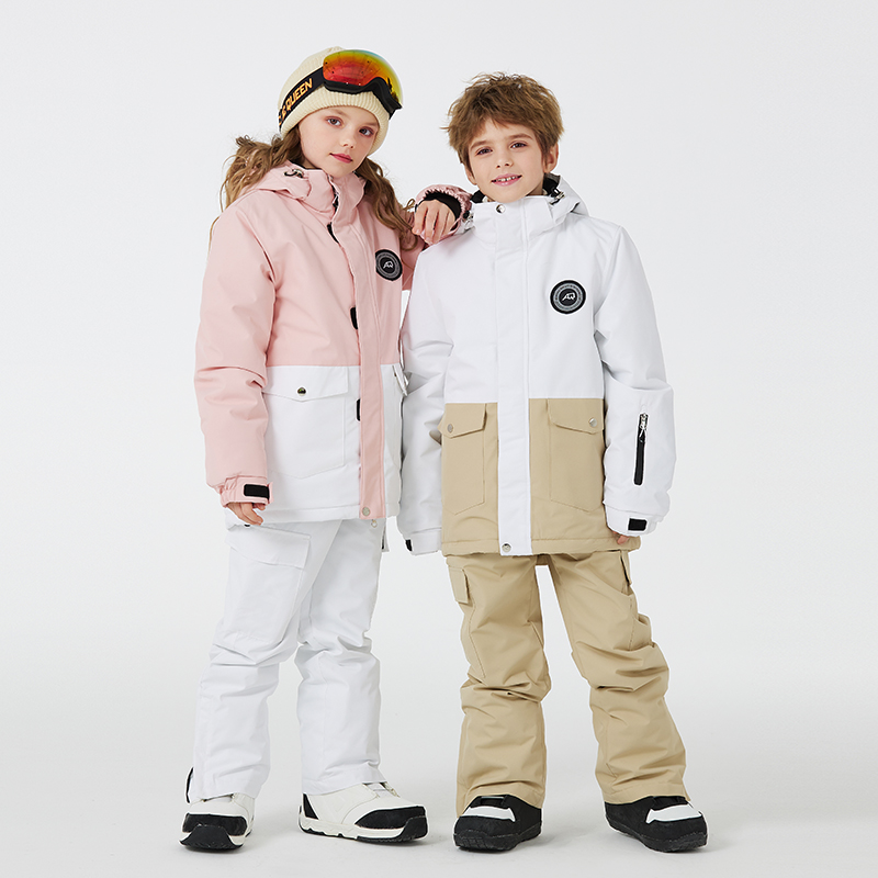 Winter Clothing For Kids - Dziecięcy kombinezon śnieżny, zestawy odzieży snowboardowej,