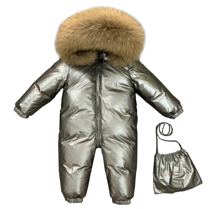 Winter Clothing For Kids - Dziecięca zimowa kurtka puchowa -30C Gruba