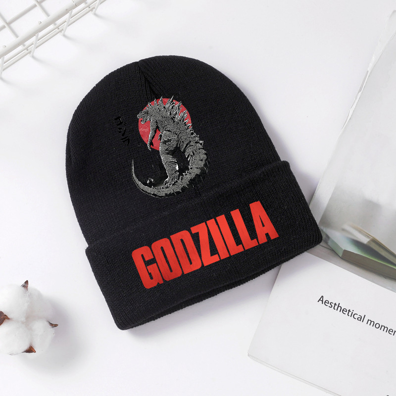 Winter Clothing For Kids - Godzilla czapka z dzianiny zimowa wiosna