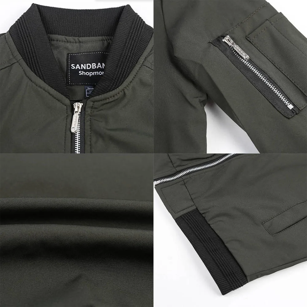 Jesienno-zimowa jakość Nowe ku – Quality Winter Clothing Bomber Jacket recenzja i cena