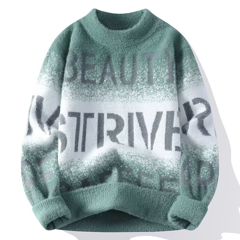 Jesienno-zimowe swetry męskie  – Winter Clothing Men Style recenzja i cena