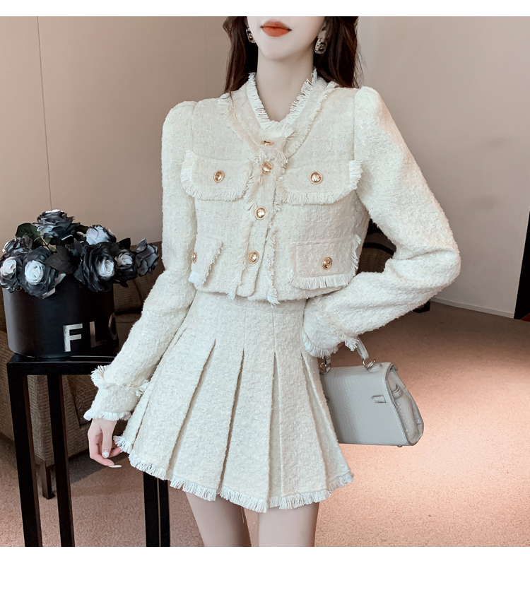 Damska elegancka kurtka z fręd – Winter Clothing Outfits recenzja i cena