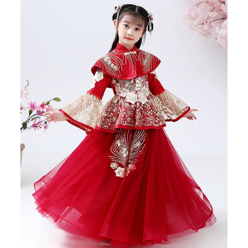 Dziewczęce stroje Hanfu Cheong – Winter Clothing For Kids recenzja i cena