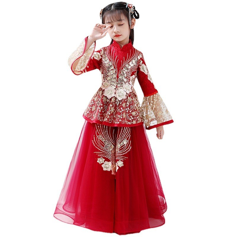 Dziewczęce stroje Hanfu Cheong – Winter Clothing For Kids recenzja i cena