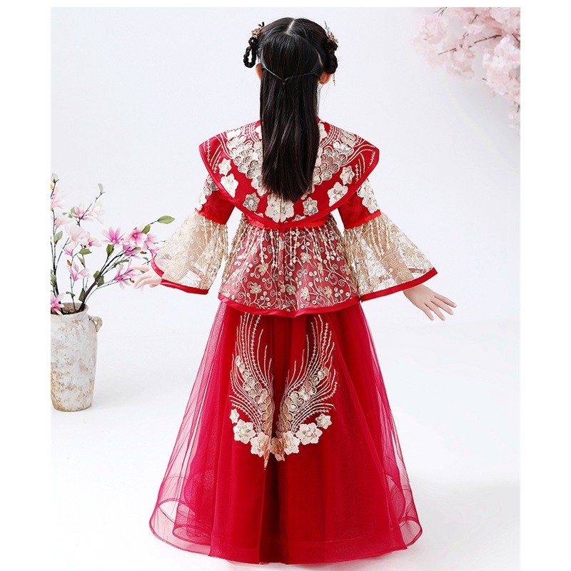 Dziewczęce stroje Hanfu Cheong – Winter Clothing For Kids recenzja i cena