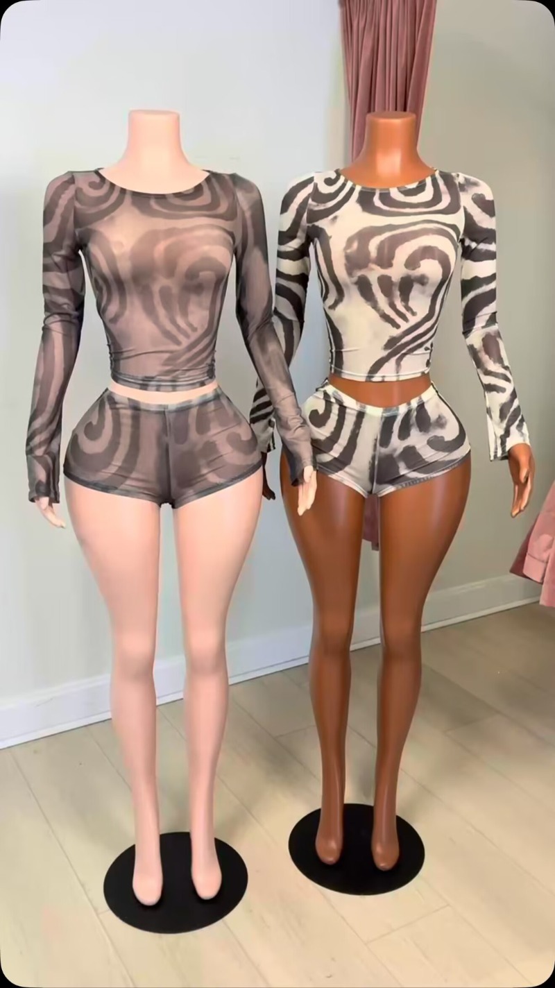 Doyerl Zestawy Szortów w Paski – Winter Clothing Outfits recenzja i cena