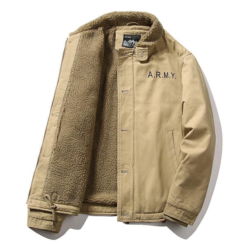 Męskie polarowe kurtki zimowe  – Quality Winter Clothing Bomber Jacket recenzja i cena