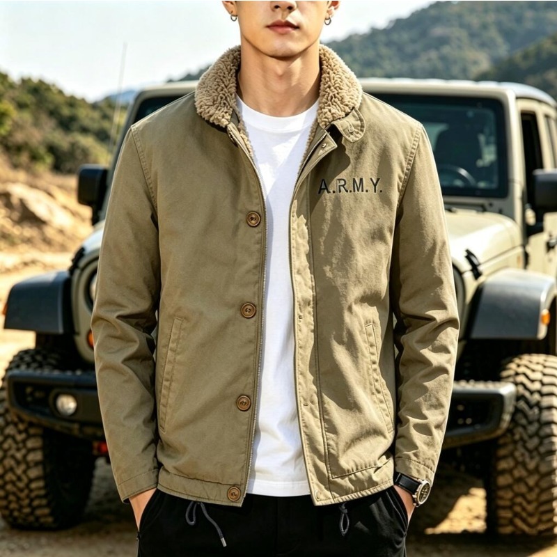 Nowe modne męskie ciepłe zimow – Quality Winter Clothing Bomber Jacket recenzja i cena